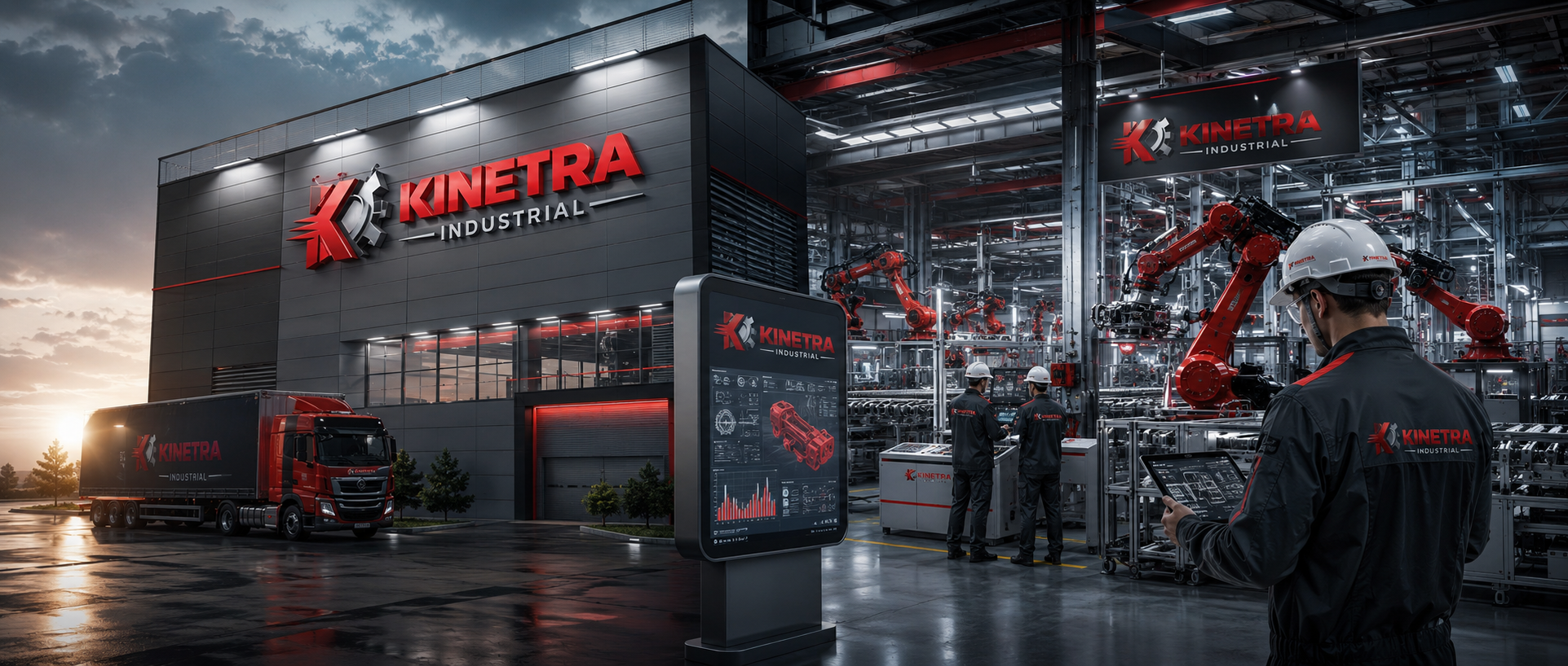 Industrial operations supported by Kinetra Industrial